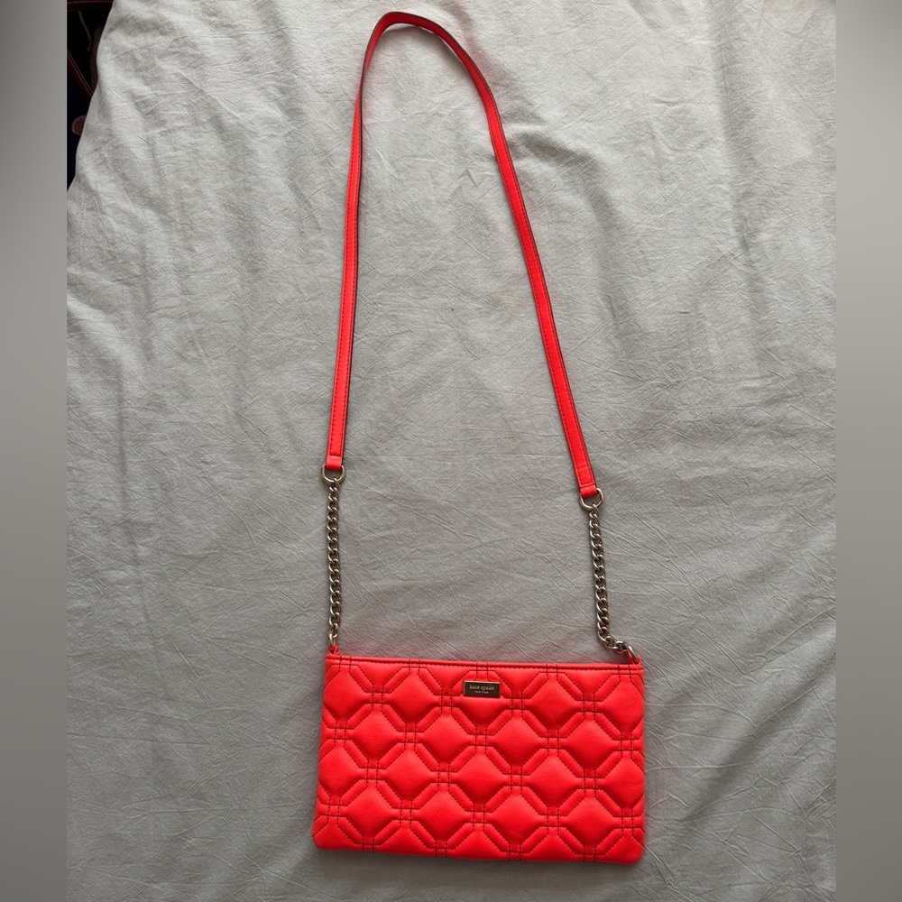 Kate Spade coral Orange crossbody